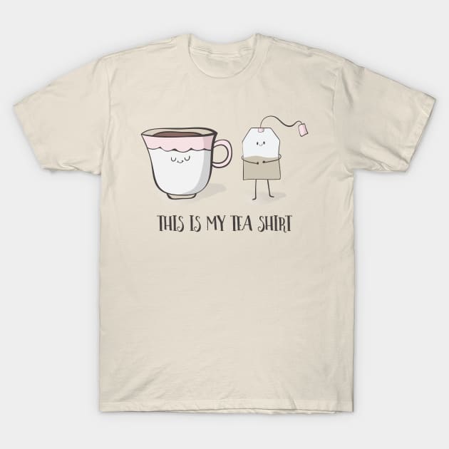 This Is My Tea Shirt T-Shirt by Dreamy Panda Designs